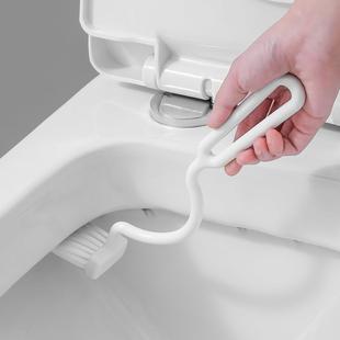 日本进口家用壁挂式 马桶刷子无死角厕所化妆室蹲便器缝隙清洁神器