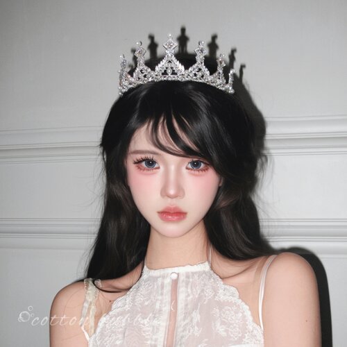 水晶公主精致生日皇冠高级感头饰