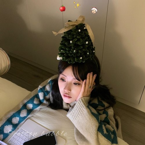 圣诞树扭扭棒diy材料包圣诞节女