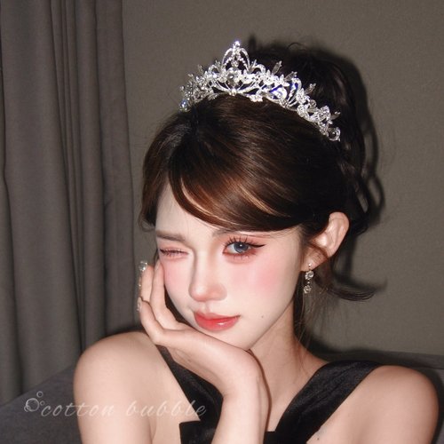 公主生日皇冠水晶头饰女十八岁