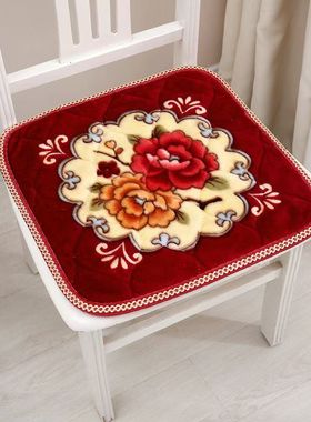 【加厚棉坐垫-TTRF】防滑毛绒加厚冬季坐垫四季通用【拍一发二】