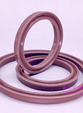 氟橡胶USH/UPH/UY型50/53*60/63*6油缸气缸用耐高温唇形密封圈/件