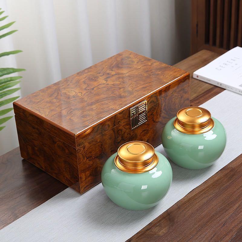 特级金丝楠木盒子茶叶木