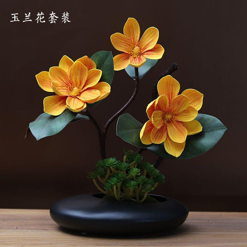 欧式中式仿真大玉兰花套