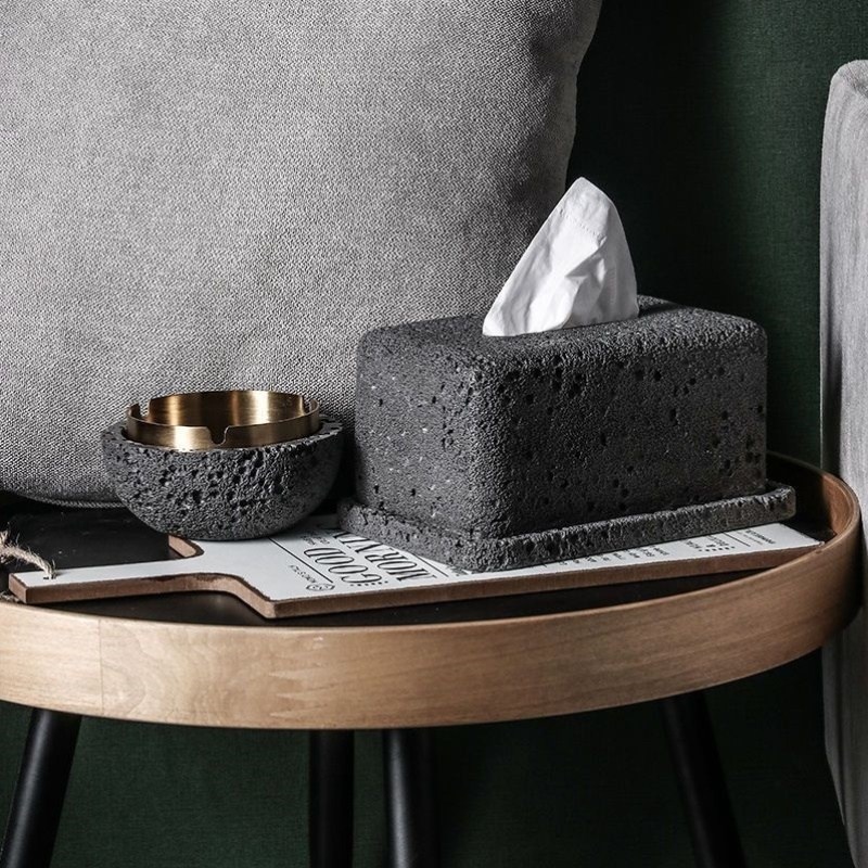 北欧ins 纸巾盒餐厅茶几收纳时尚创意个性客厅家用民宿专用抽纸盒