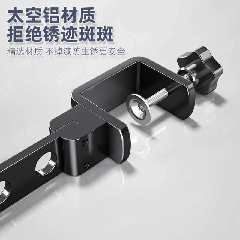 卡扣式晾衣架阳台窗外出租屋宿舍旅行晾衣杆窗框固定室外晾衣神器