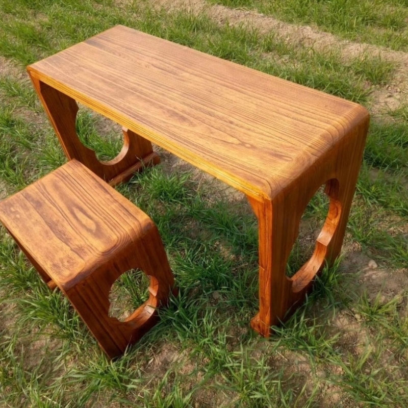 古琴桌凳国学书法仿古中式共鸣茶艺桌古筝实木桐木古琴桌可折叠