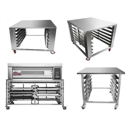 不锈钢一层两盘烤箱架高比克T60/T95/S80风炉架子烘焙商用置物架