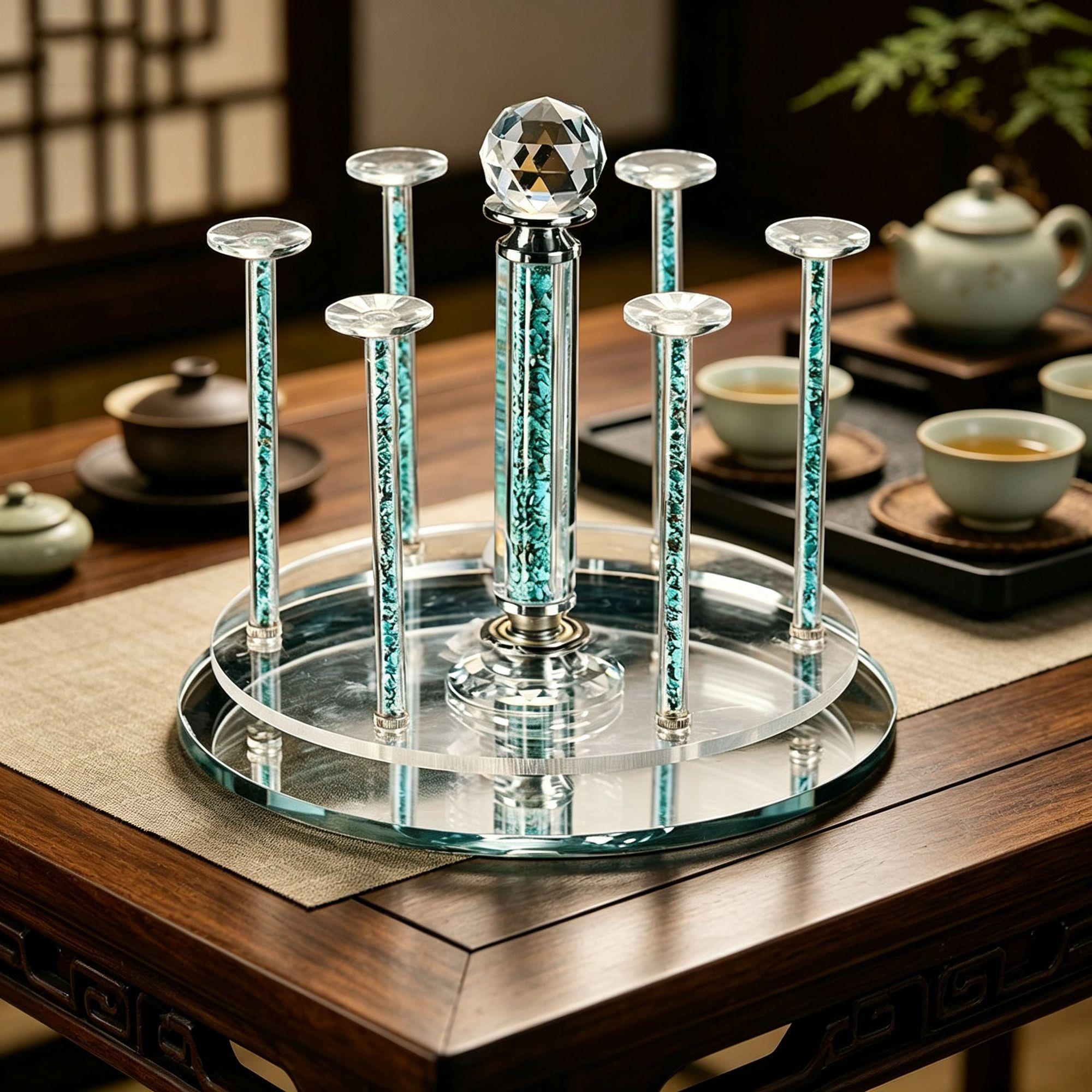 轻奢玻璃杯置物架沥水挂