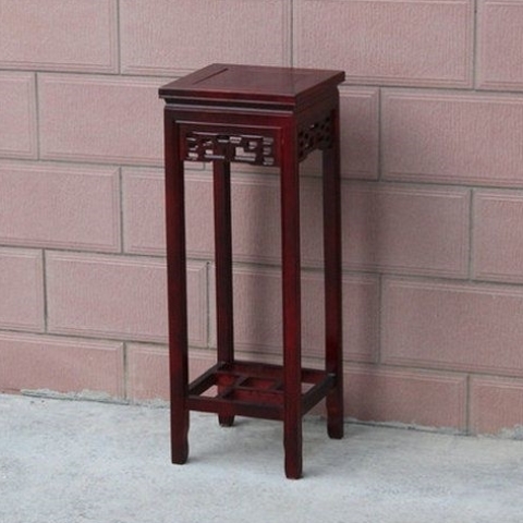 实木花架仿古客厅阳台多层落地仿红木花架四方架子盆景架置物架