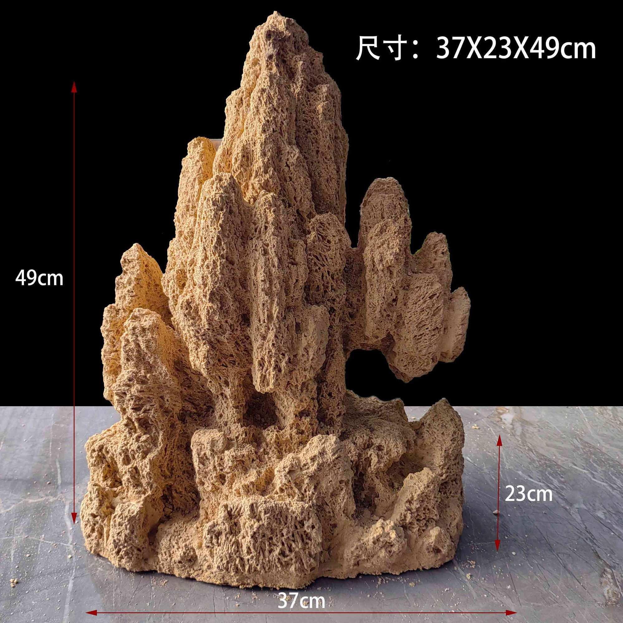 吸水石盆景假山室外庭院