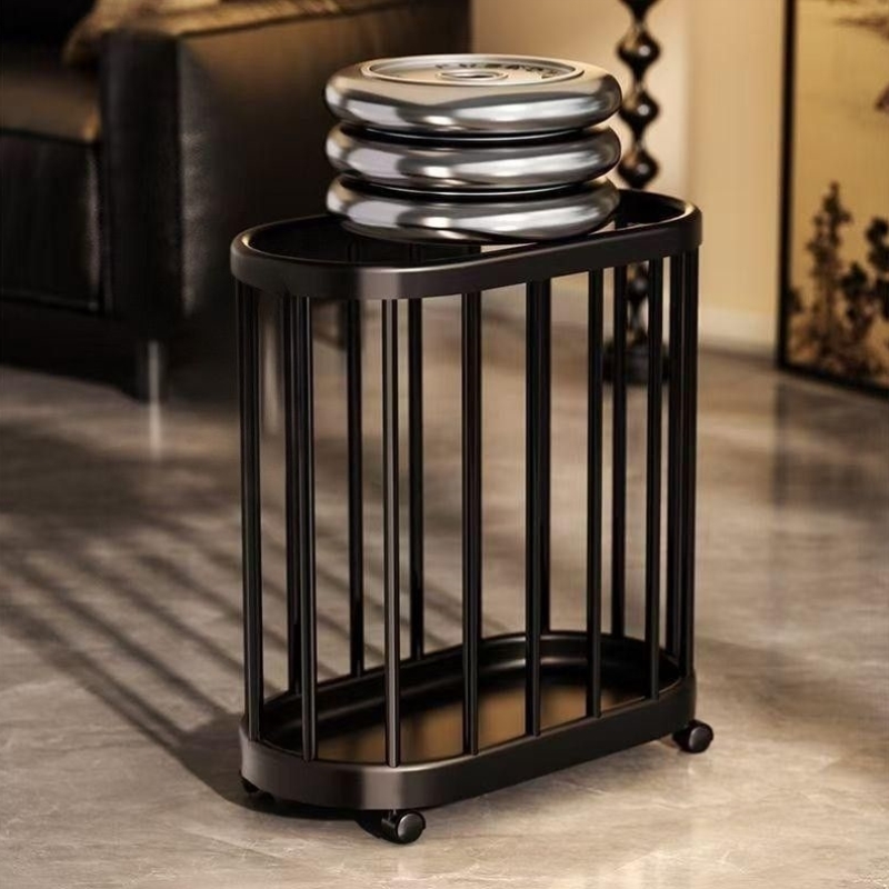 雨伞架瑜伽垫羽毛球健身器材置物架移动带轮玩具储物神器杂物收纳