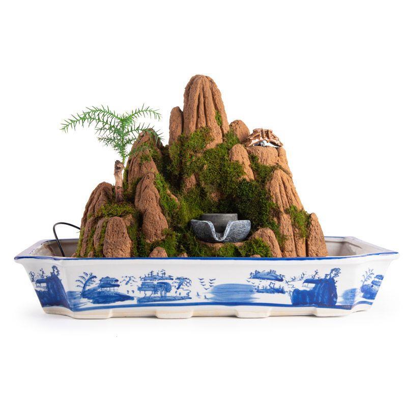 精品室内天然吸水石造景