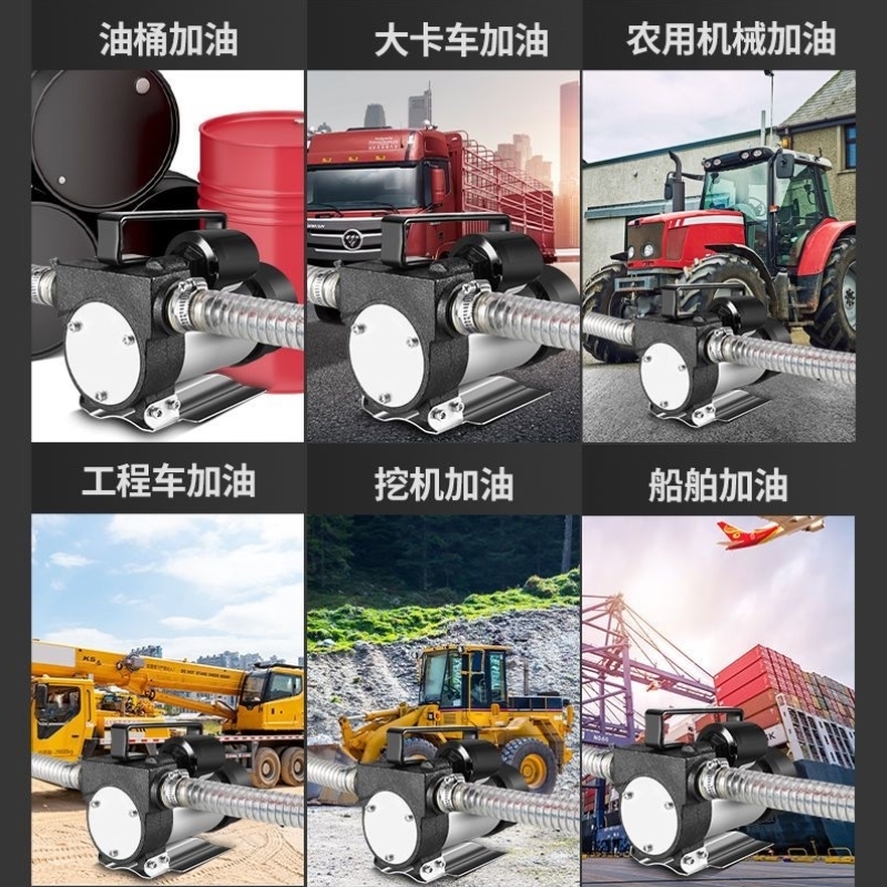 电动抽油泵正反转抽油器12V24V220V自动启停加油泵柴油泵加油机器