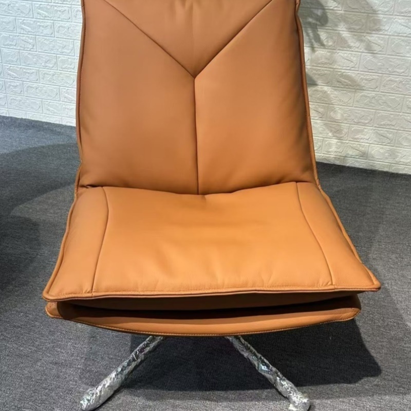 北欧旋转单人沙发椅客厅阳台轻奢单人椅阳台懒人躺椅卧室休闲椅