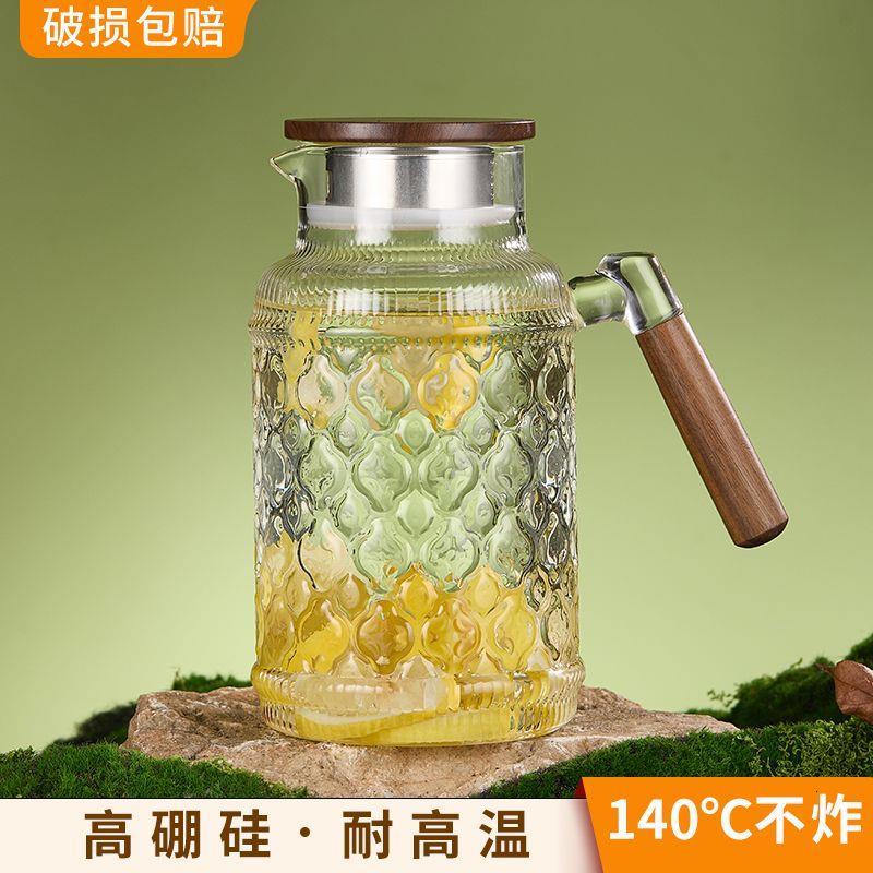 高硼硅木把玻璃凉白开冷