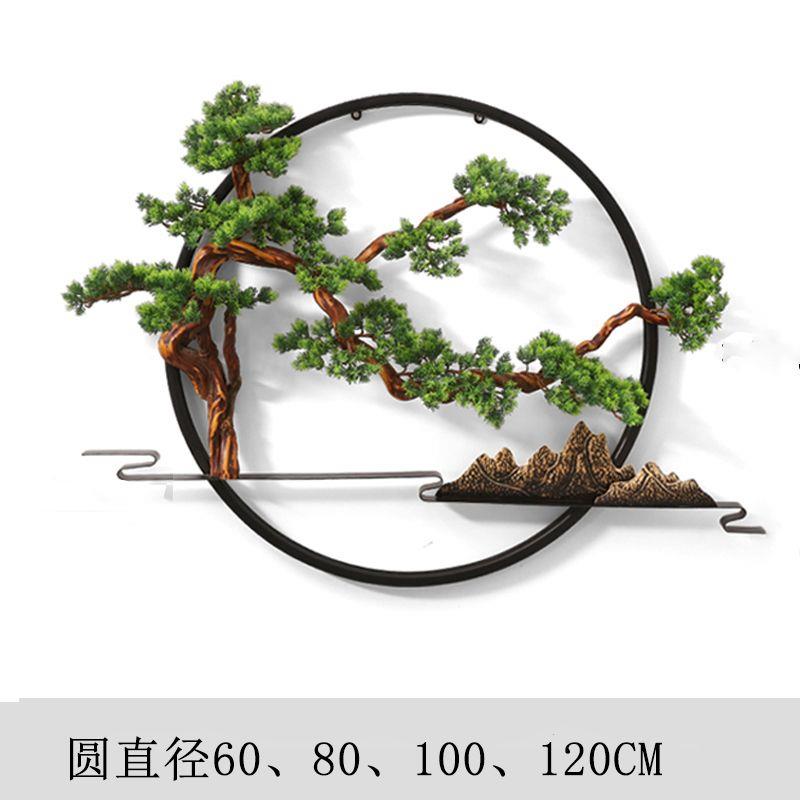 壁画玄关山水装饰挂件绿