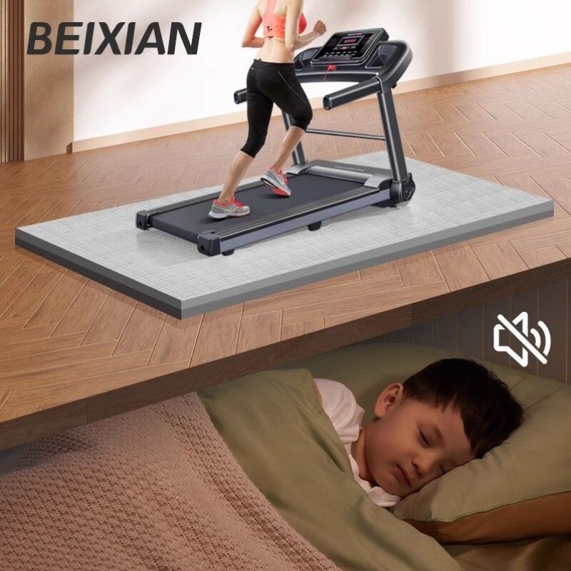 跑步机减震垫子跑步机隔音防滑地垫家用楼层健身运动室内静音垫