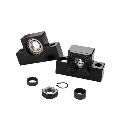 TSPC/SPCF-6-8-10-12-15-20-25滚珠丝杆固定轴承丝杠支撑座