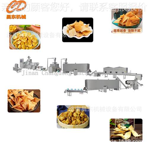 东机械 餐早谷物昌膨休闲DS65食化品生产线