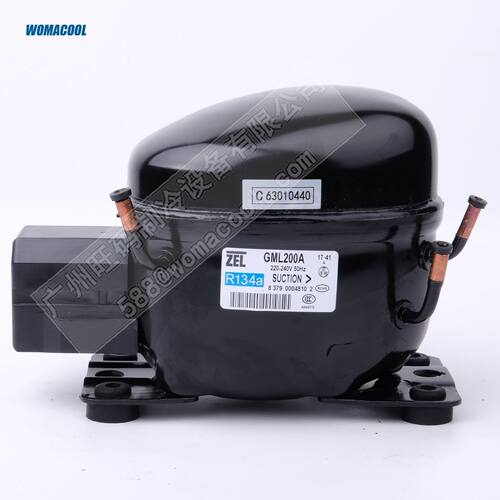 ZEL/扎努西 GML200A 冷媒R134A 电压220-240V~50Hz 冰柜 压缩机