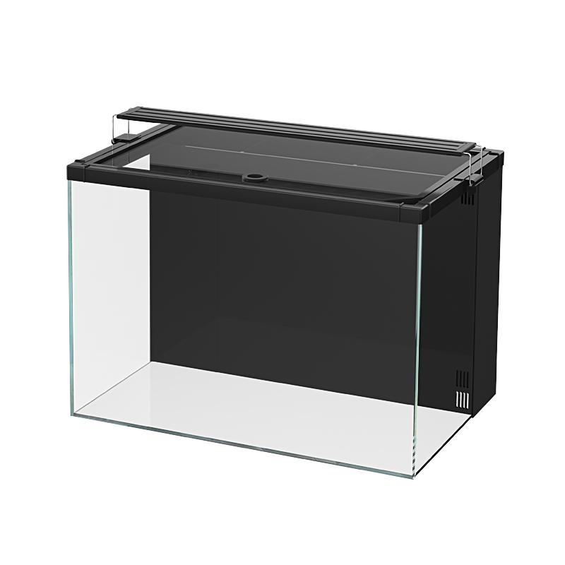 鱼缸超白玻璃背滤一体式水草缸生态造景客厅小乌龟专用饲养缸家用