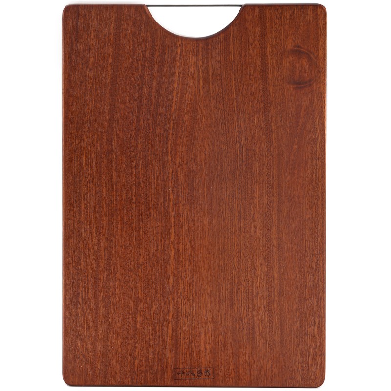 十八子作乌檀木砧板 家用实木砧板整木长方形切菜板案板擀面板