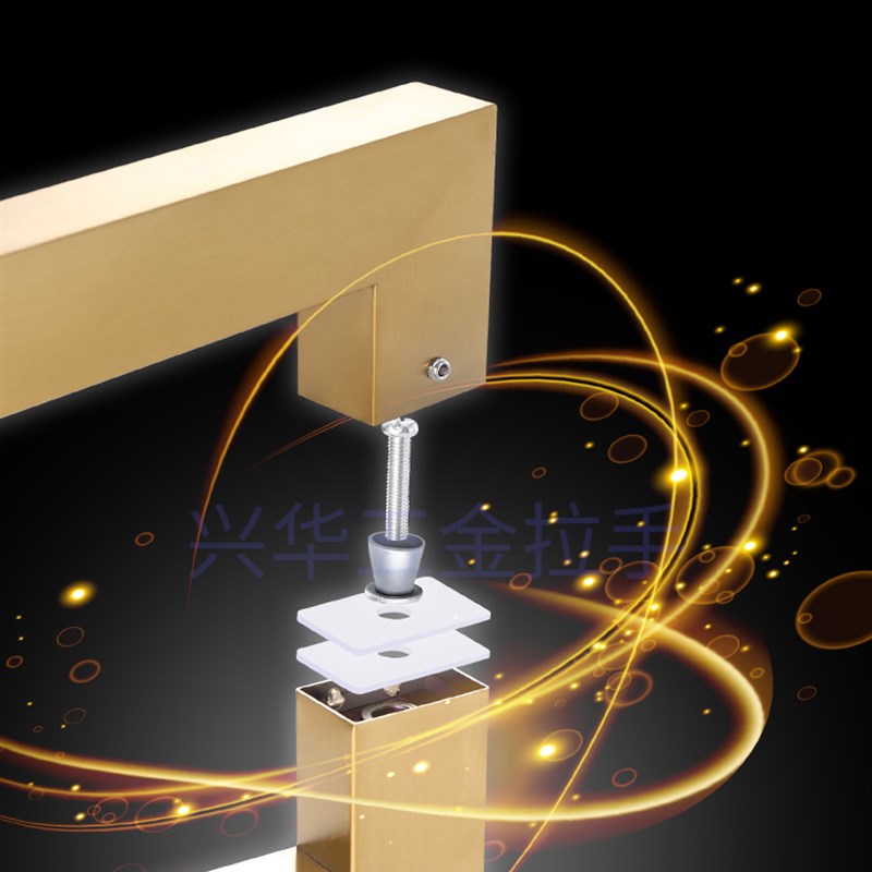 加厚304不锈钢拉手推拉门扶手ktv办公室玻璃门木门有框把手方管