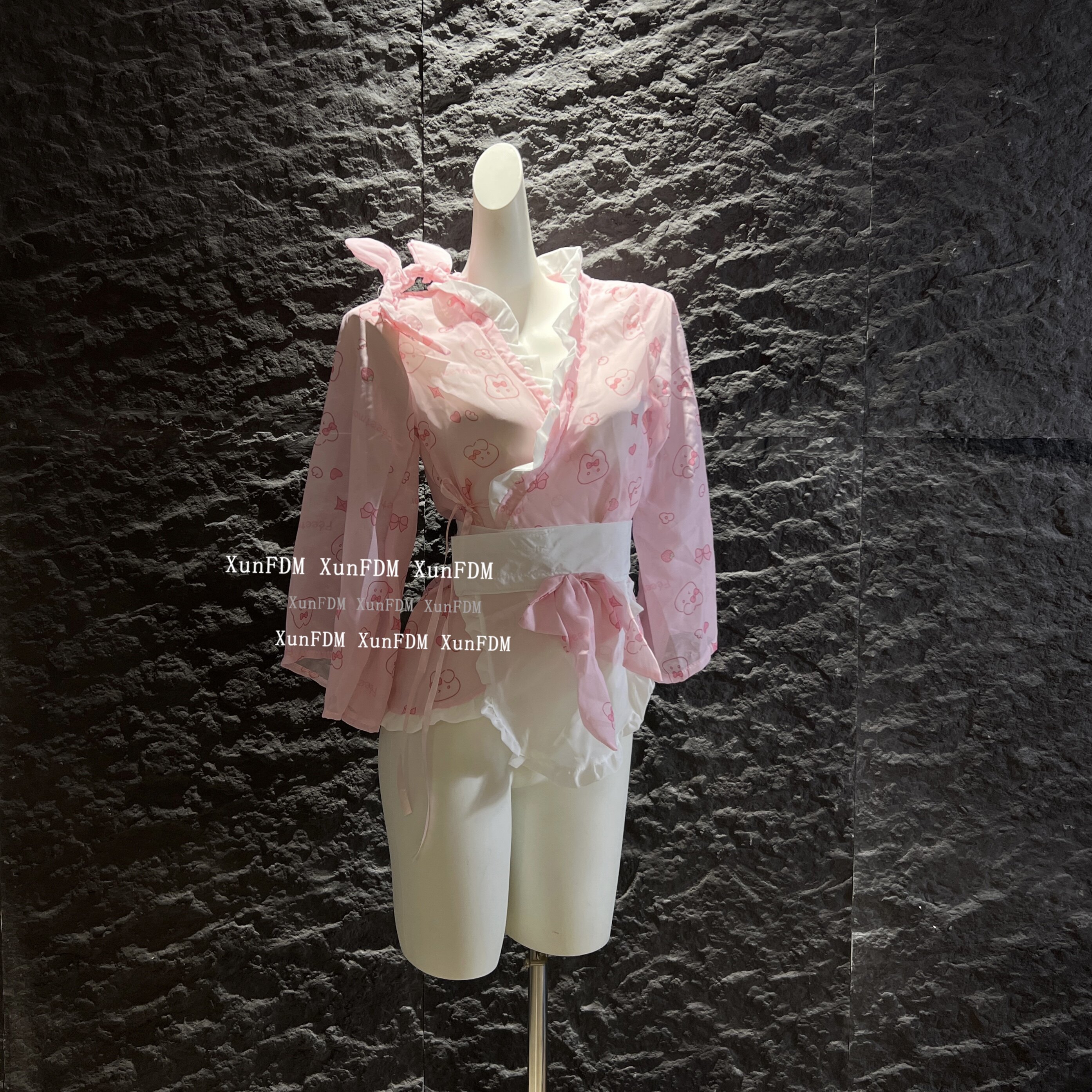 驯服的猫 「甜兔兔子」性感纯欲乖巧和服女仆qqny套装