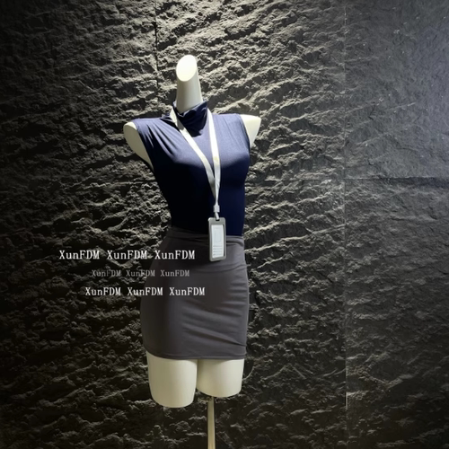 性感纯欲御姐感轻熟风秘书包臀裙