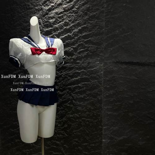 性感纯欲风超短裙cos水手服套装