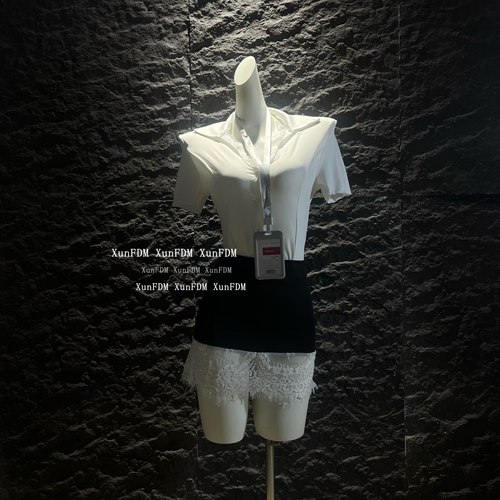 性感深V蕾丝制服秘书包臀裙套装