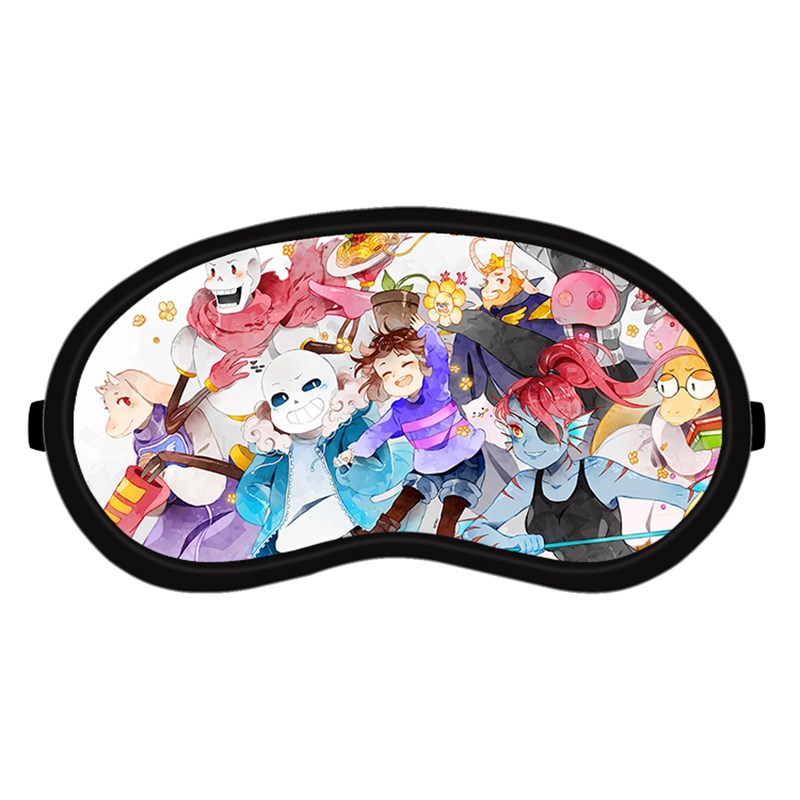 传说之下眼罩定制diy波动狗动漫周边二次元游戏睡眠遮光冰敷卡通