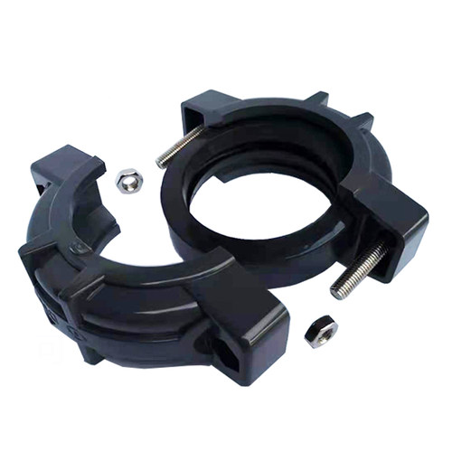 UPVC拷贝接头 PVC拷贝林卡套 超滤膜管考贝林沟槽式卡箍DN50 DN65