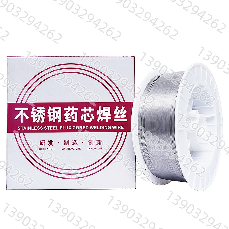 二保焊机用3e04L不用气不锈钢药芯焊丝 308L无气自保白钢焊丝 309