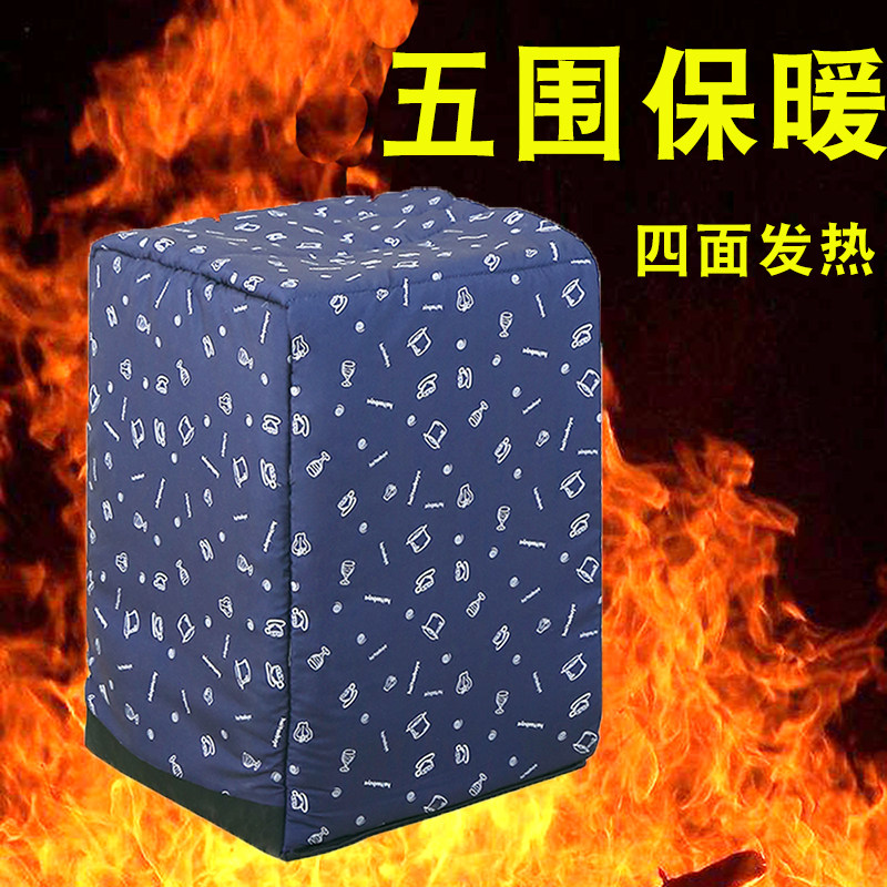 冬季办公室暖腿暖脚神o器暖脚宝插电桌下取暖器护膝电毯暖脚加热