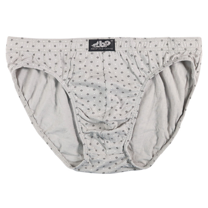 全棉三角裤男士内裤纯n棉中低腰棉质短裤印花大码底裤100%棉2条装