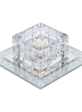 LED水晶过道g灯走廊灯玄关灯射灯客厅吊顶筒灯入户灯门厅灯天花灯