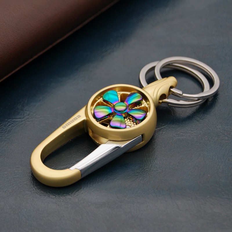 欧美达3770i涡轮钥匙扣创意礼品高端男士腰挂钥匙链汽车钥匙圈挂