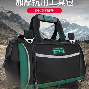 结 林电工耐木工工具工具包收纳实帆布用手提加厚袋绿专用便携式