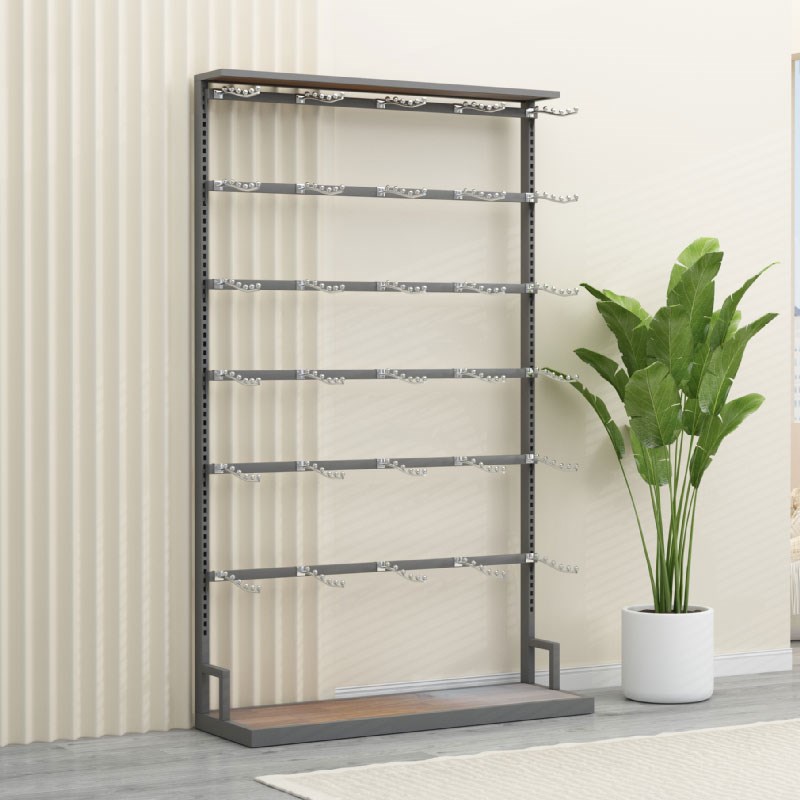 服装店多层拖鞋展示架超市商场鞋子货架棉鞋凉鞋店铺袜子挂架陈列