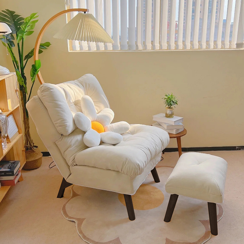 单人懒人沙发客厅2024新款躺椅可躺可睡阳台休闲多档调节靠背椅子