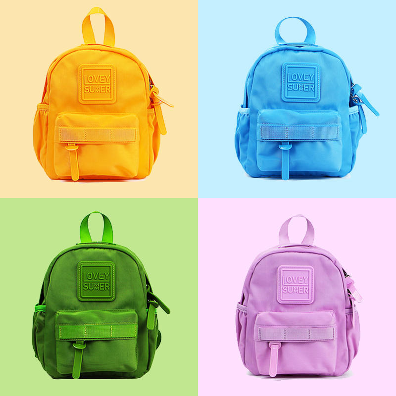 简约书包男儿童休闲外出秋游小背包男童女童迷你轻便旅行双肩包女
