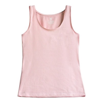 纯棉针织无袖T恤女修身百搭可外穿夏季休闲打底衫女士宽肩背心