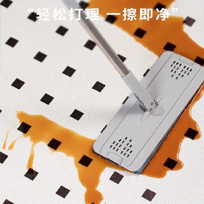 法式厨房地垫防脏可擦防滑防油防水PVC脚垫家用简约新款地板铺垫