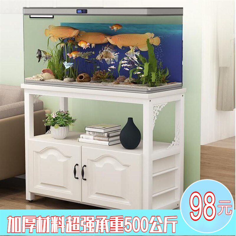 欧式鱼缸架d子底柜金属底架小型鱼缸架底座水族箱底柜鱼缸支架底