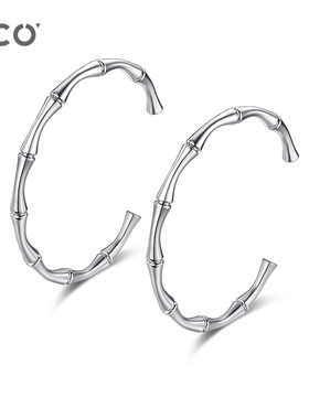 CCO小众设计感竹节开口情侣手镯复古C型新中式国潮手环送女友