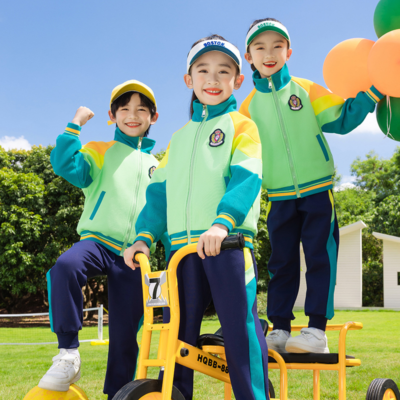 小学生校服春秋装四件套一年级班服幼儿园园服秋装运动会服棒球服