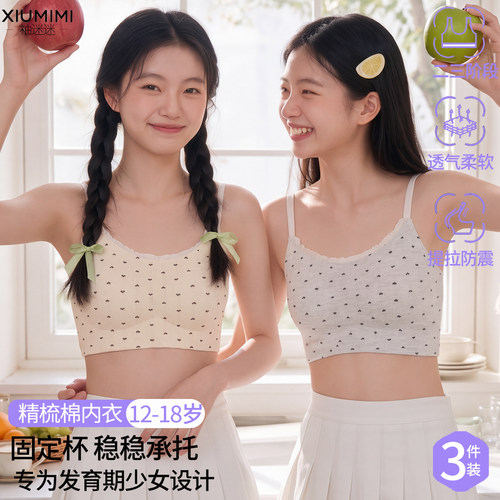 二三阶段发育期少女纯棉内衣