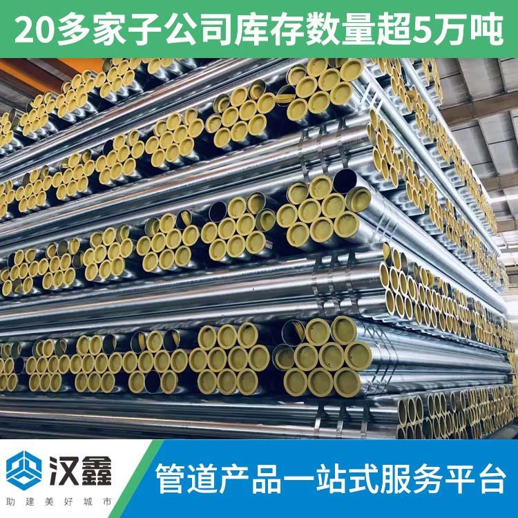 海口钢材友发钢管 热镀锌钢管6寸 消防镀锌水管DN150镀锌管